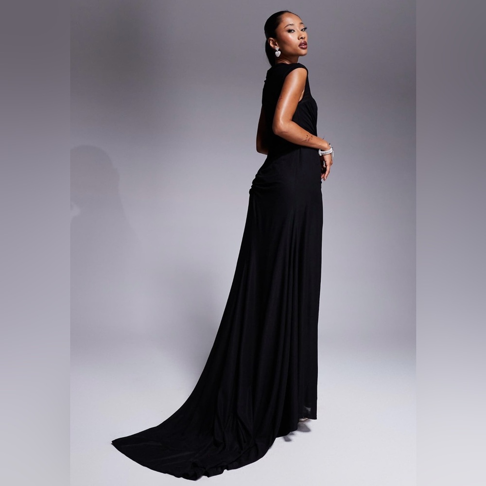 ASOS DESIGN sheer maxi dress